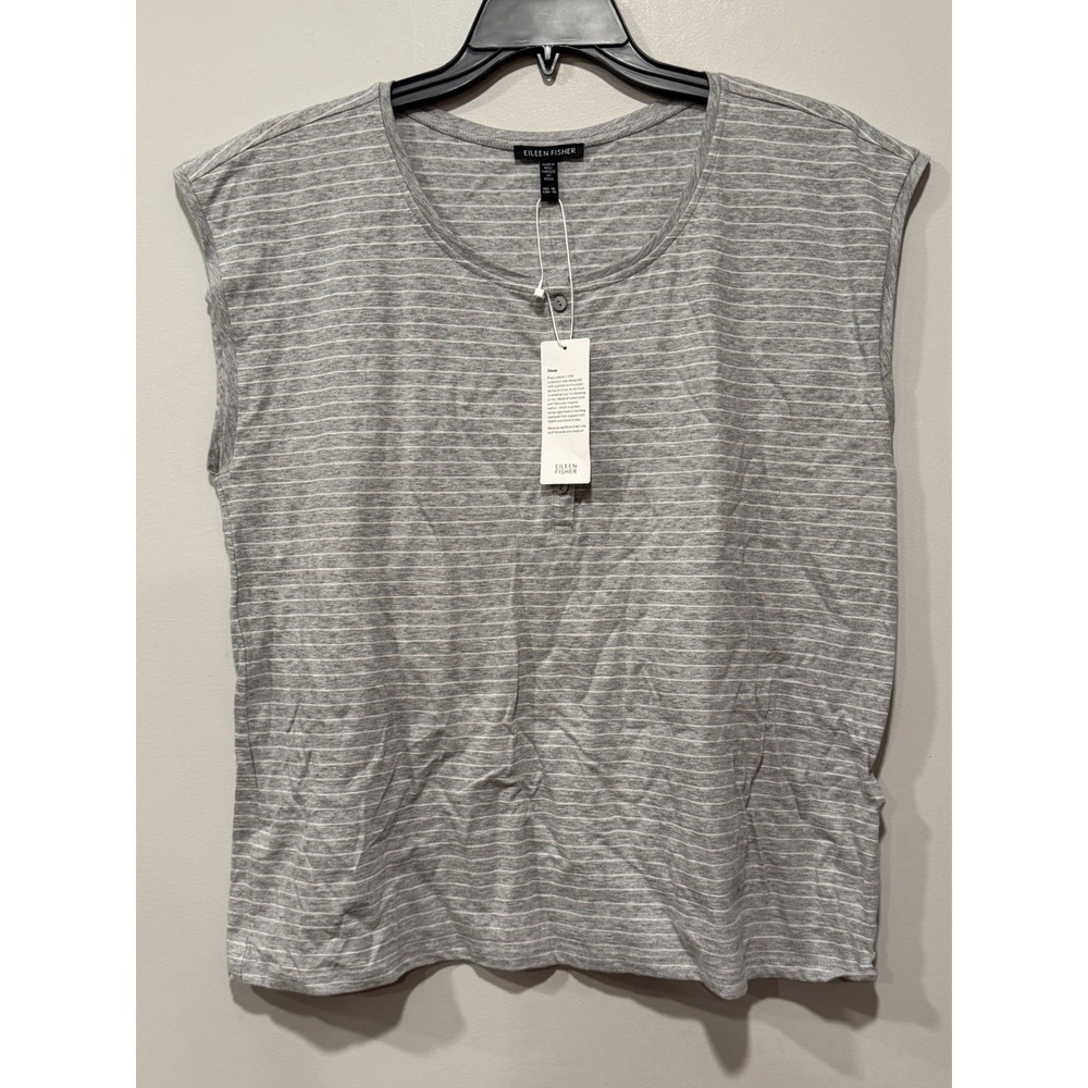 Eileen Fisher NWT Woman's Size XL‎  100% Organic Cotton Pajama Top Sleeveless
